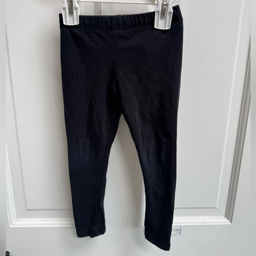 H&M 3T Girls Black Stretch Kids Leggings Pants